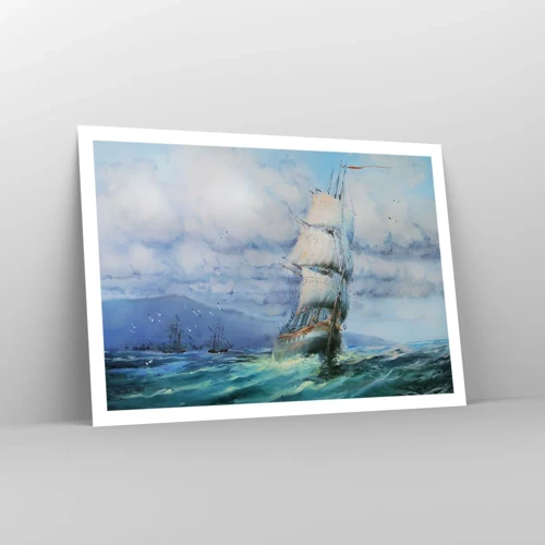 Poster - Goede wind - 100x70 cm