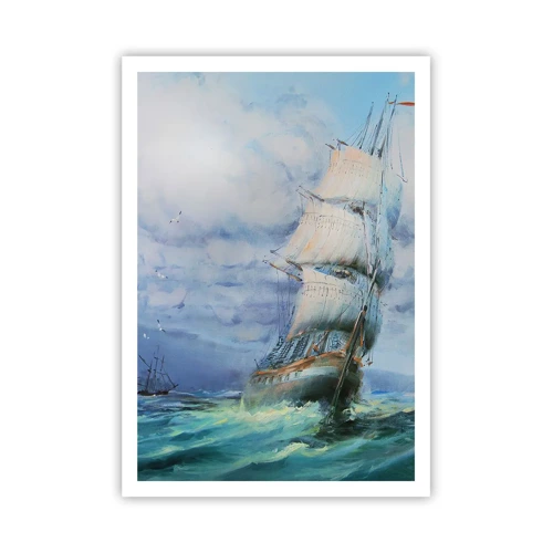 Poster - Goede wind - 70x100 cm