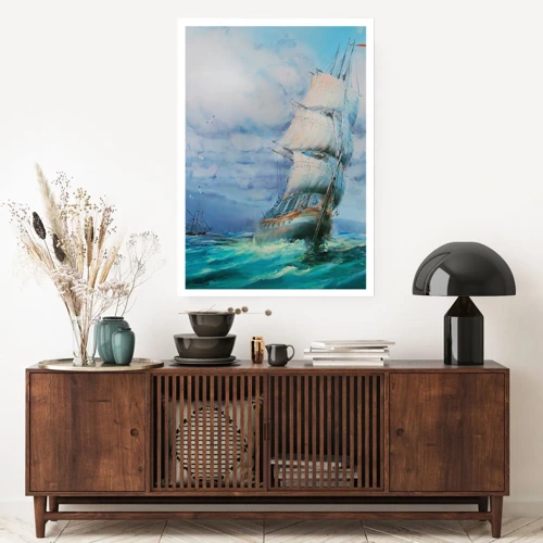 Poster - Goede wind - 70x100 cm