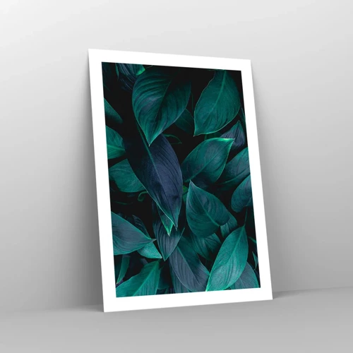 Poster - Groen op zichzelf - 50x70 cm