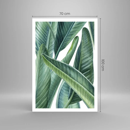 Poster - Groen zelf - 70x100 cm