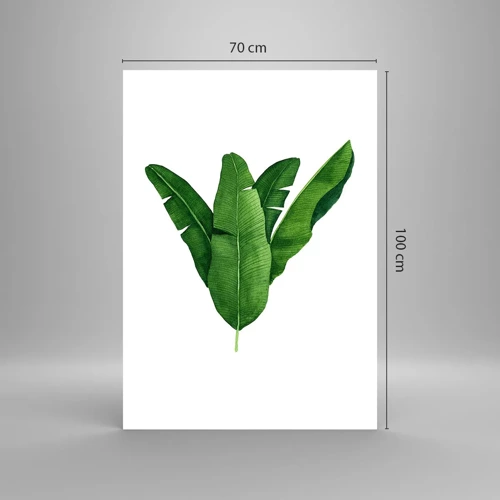 Poster - Groene symmetrie - 70x100 cm