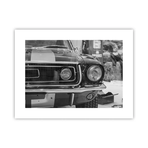 Poster - Hard rijden - 40x30 cm