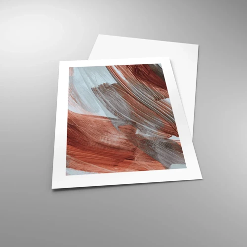 Poster - Herfst en winderige abstractie - 40x50 cm