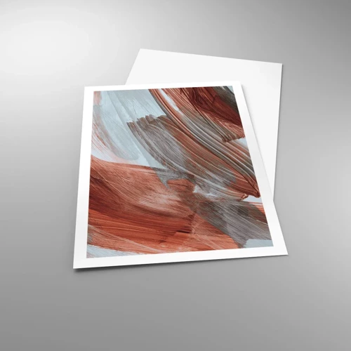 Poster - Herfst en winderige abstractie - 61x91 cm
