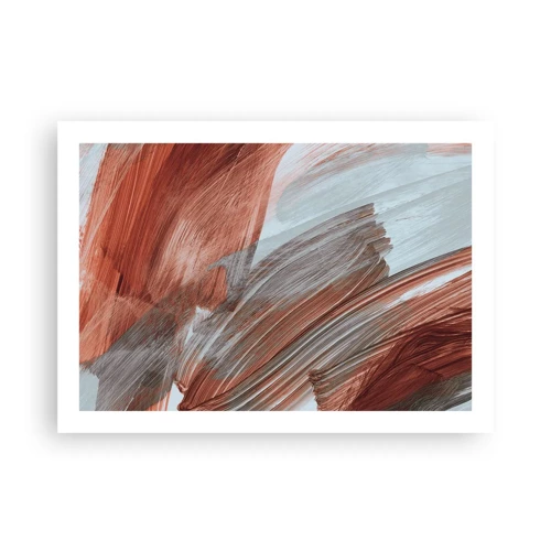 Poster - Herfst en winderige abstractie - 70x50 cm