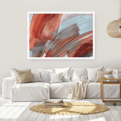 Poster - Herfst en winderige abstractie - 70x50 cm