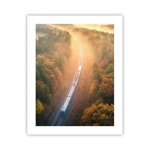 Poster - Herfst reis - 40x50 cm