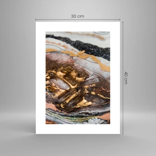 Poster - Het element aarde - 30x40 cm