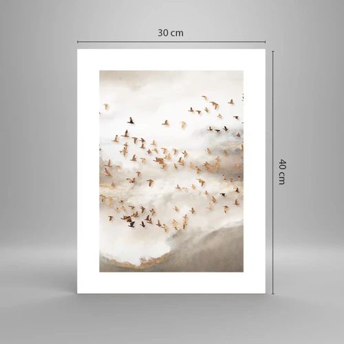 Poster - Het is tijd… - 30x40 cm