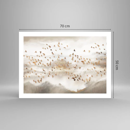 Poster - Het is tijd… - 70x50 cm