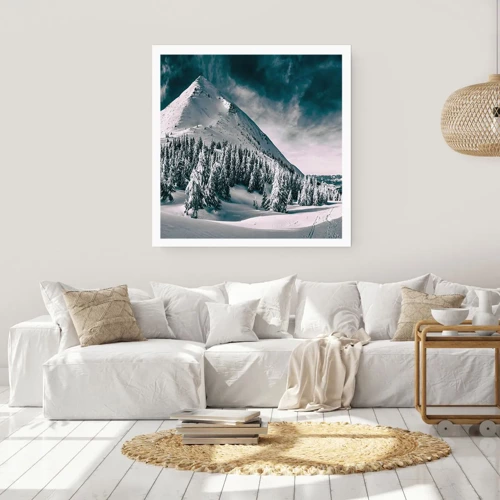 Poster - Het land van sneeuw en ijs - 30x30 cm