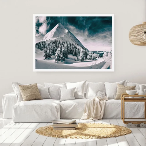 Poster - Het land van sneeuw en ijs - 70x50 cm
