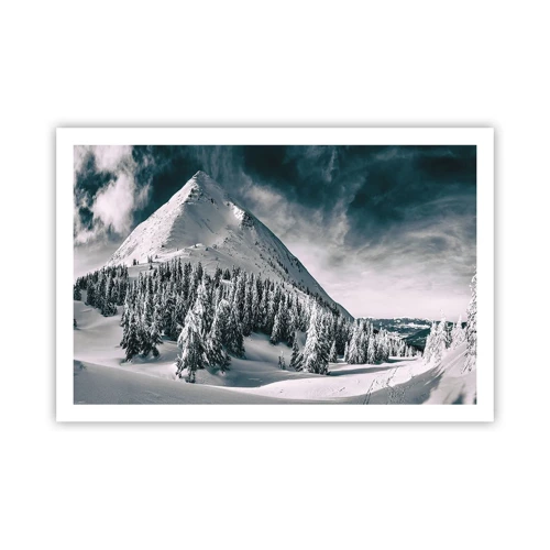 Poster - Het land van sneeuw en ijs - 91x61 cm
