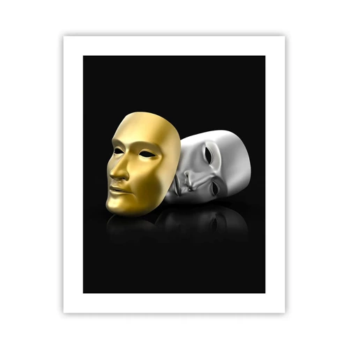 Poster - Het leven is theater - 40x50 cm