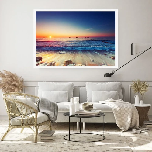 Poster - Hoe zit het met de horizon? - 70x50 cm