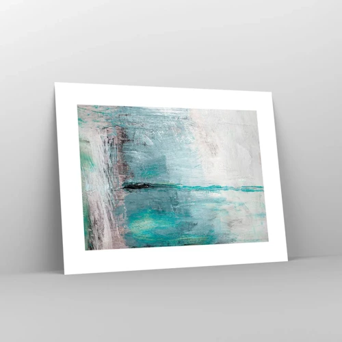 Poster - Horizontaal in blauw - 40x30 cm