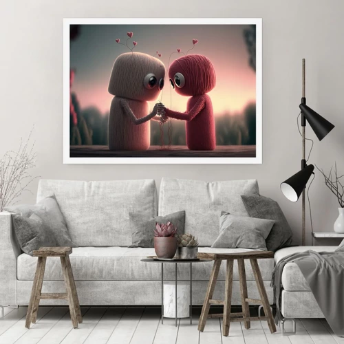 Poster - Iedereen mag liefhebben - 100x70 cm