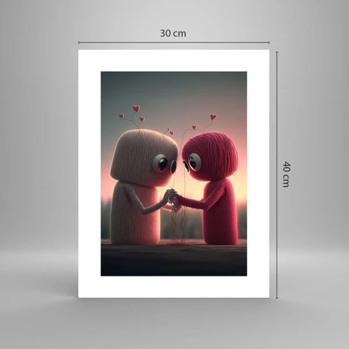 Poster - Iedereen mag liefhebben - 30x40 cm