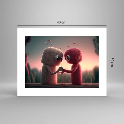 Poster - Iedereen mag liefhebben - 40x30 cm