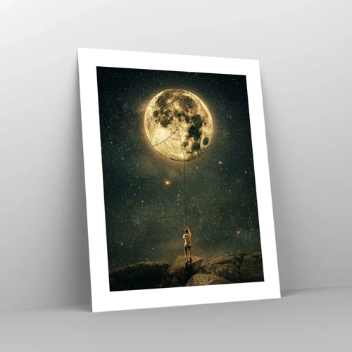 Poster - Iemand die de maan heeft gestolen - 40x50 cm