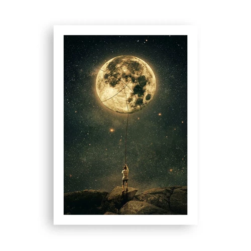 Poster - Iemand die de maan heeft gestolen - 50x70 cm