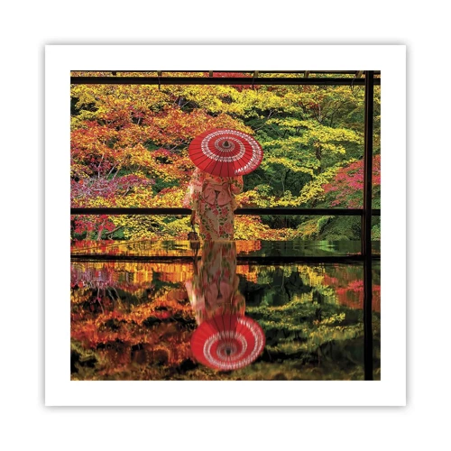 Poster - In de tempel van de natuur - 50x50 cm