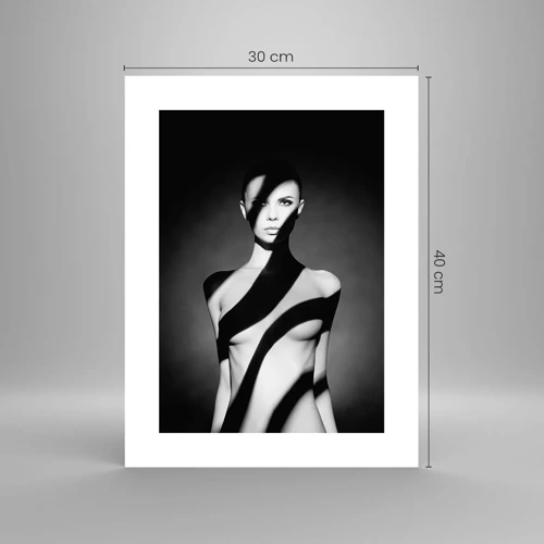 Poster - In glans en schaduw - 30x40 cm