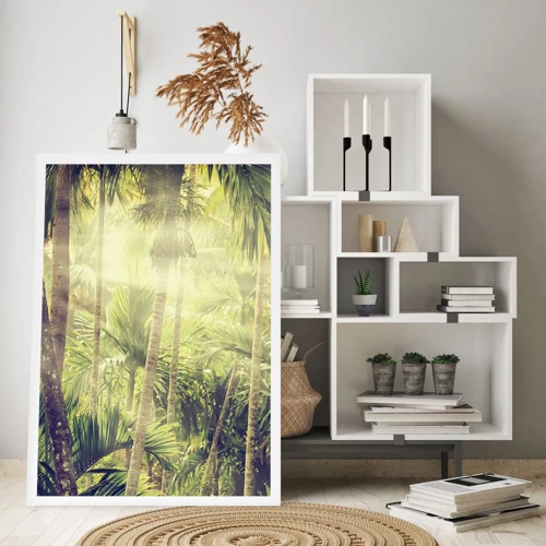 Poster - In groene hitte - 50x70 cm