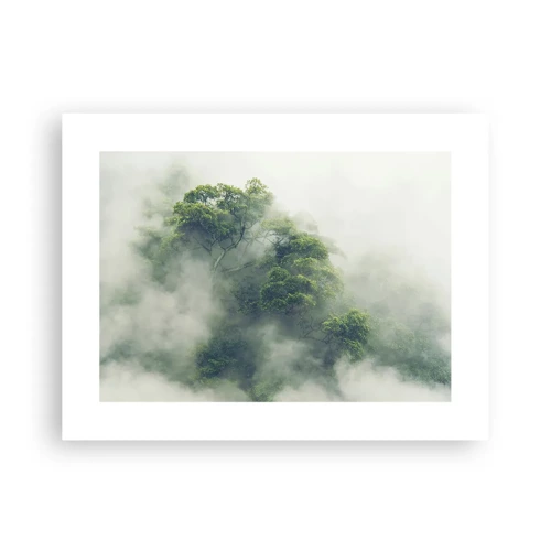 Poster - In mist gehuld - 40x30 cm