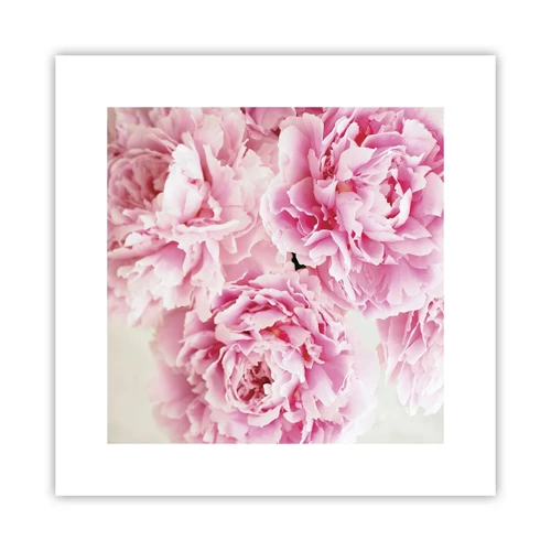 Poster - In roze glamour - 30x30 cm