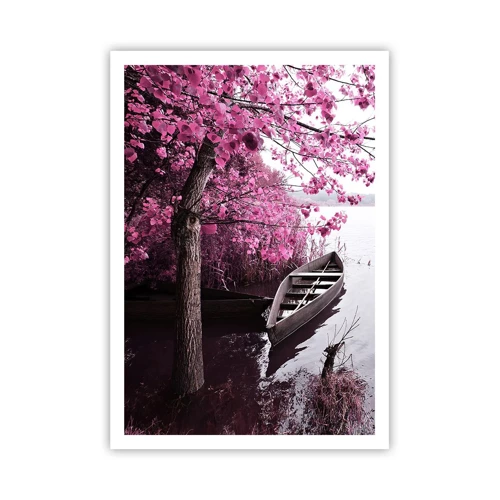 Poster - In roze stilte - 70x100 cm