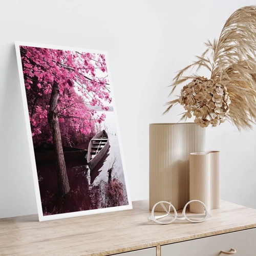 Poster - In roze stilte - 70x100 cm