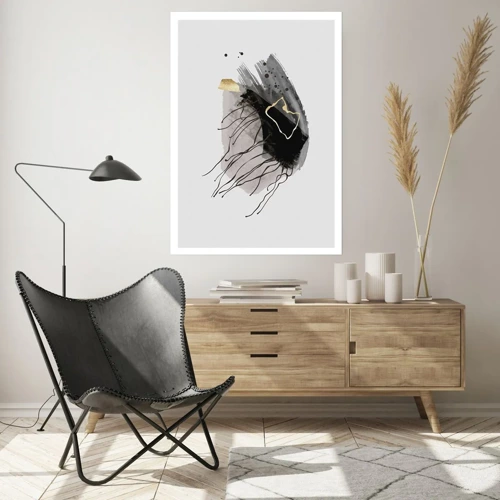 Poster - In zwart en goud - 30x40 cm