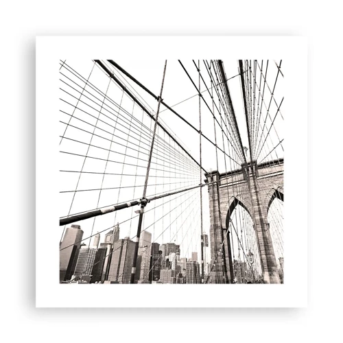 Poster - Kathedraal van New York - 40x40 cm