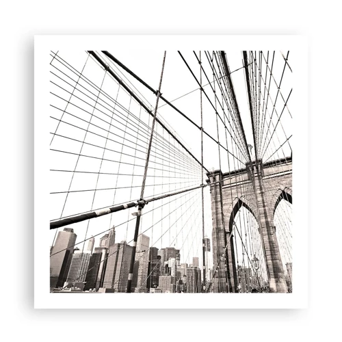 Poster - Kathedraal van New York - 60x60 cm