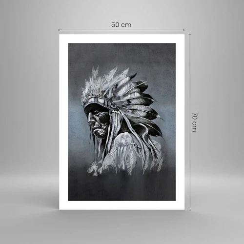 Poster - Keer terug naar de wortels - 50x70 cm