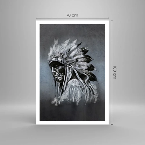 Poster - Keer terug naar de wortels - 70x100 cm