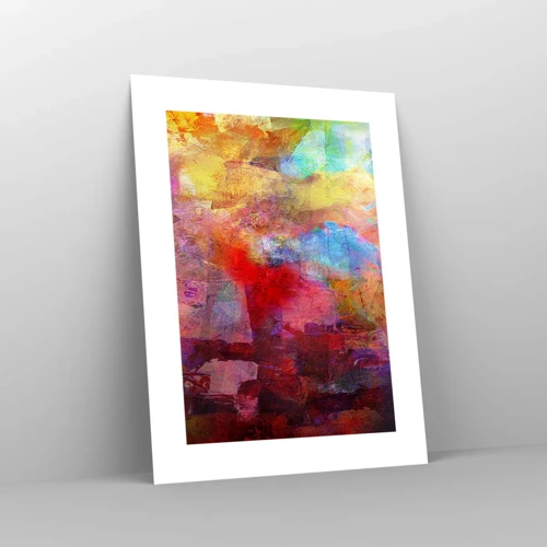 Poster - Kijk in de regenboog - 30x40 cm