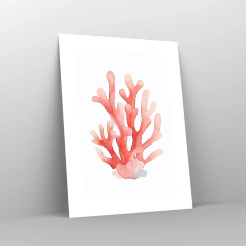 Poster - Koraalkleurig koraal - 30x40 cm