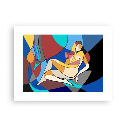 Poster - Kubistisch naakt - 40x30 cm