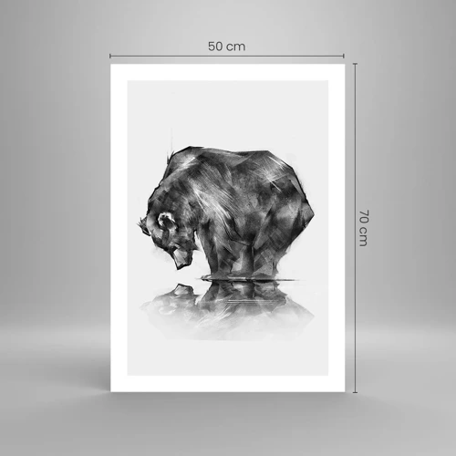 Poster - Leuk om een geliefde persoon te zien - 50x70 cm