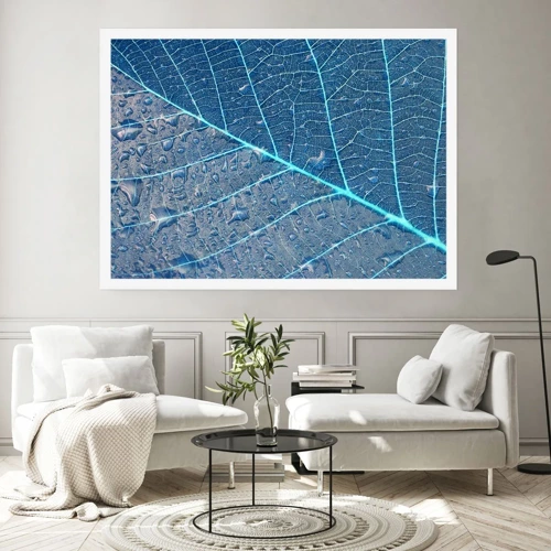 Poster - Leven in blauw - 100x70 cm