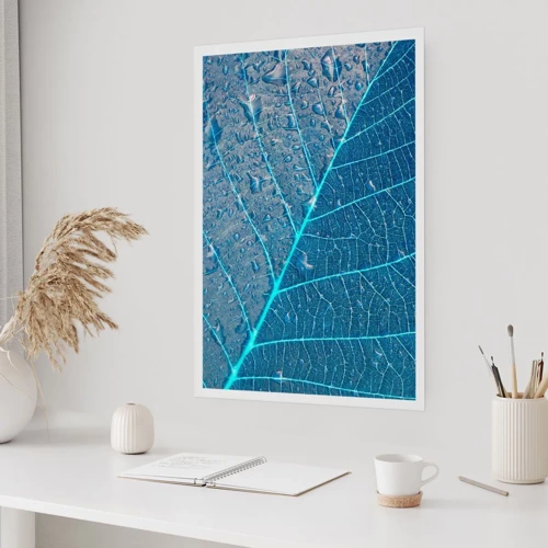 Poster - Leven in blauw - 30x40 cm