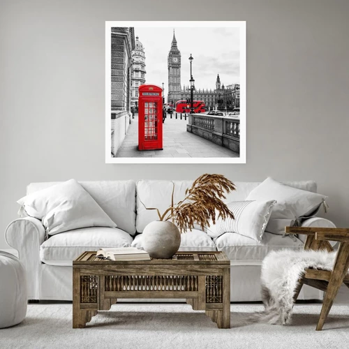 Poster - Londen, zonder twijfel - 30x30 cm