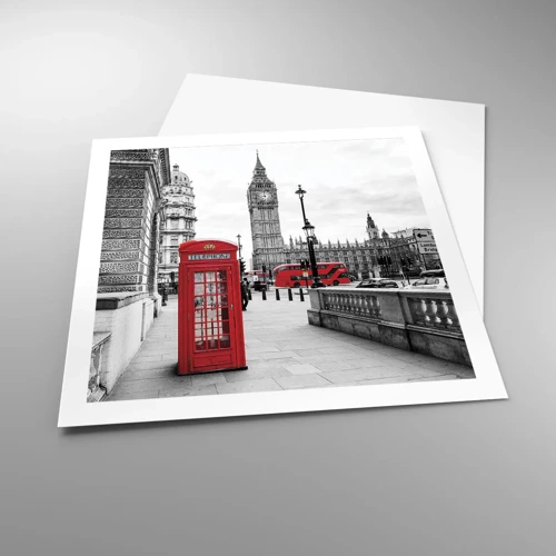 Poster - Londen, zonder twijfel - 60x60 cm