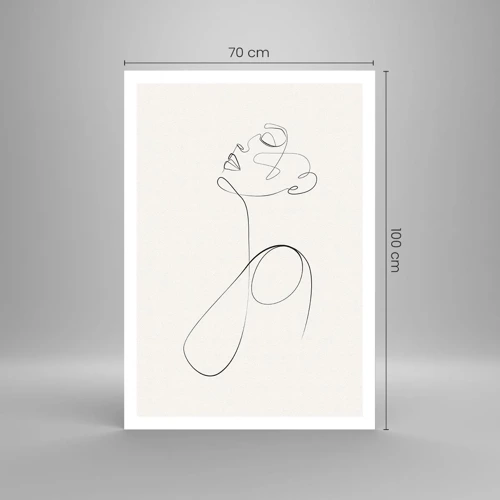 Poster - Loopt in dromen - 70x100 cm