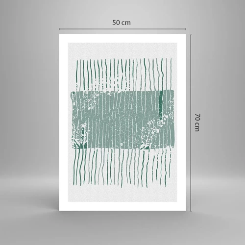 Poster - Mariene abstractie - 50x70 cm