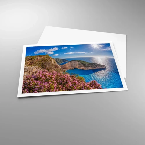 Poster - Mijn geweldige Griekse vakantie - 100x70 cm