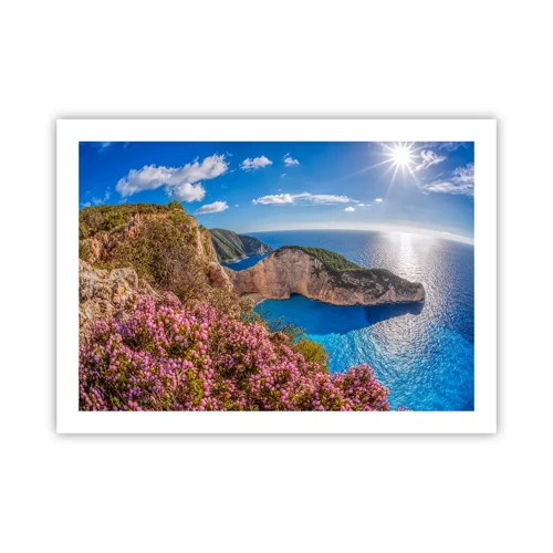 Poster - Mijn geweldige Griekse vakantie - 70x50 cm